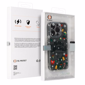 Dėklas telefonui TEL PROTECT Kalėdų dizainas Samsung S23 FE 3 skaidrus