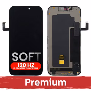 Ekranas skirtas iPhone 17 Pro Max juodas (SOFT OLED / Stable 120Hz / Premium) *Self-Diagnosable*