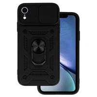 ROAR dėklas telefonui SLIDE CAMERA ARMOR CASE skirtas iPhone XR juodas