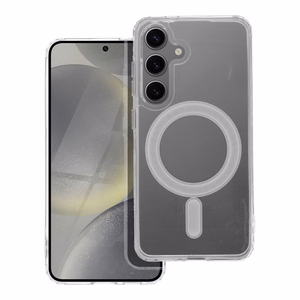 Dėklas Clear Mag Cover (MagSafe) skirtas Samsung S921 S24 skaidrus