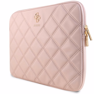 Guess dygsniuotas 4G dėklas 14'' nešiojamam kompiuteriui - rožinis