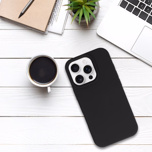 Tel Protect silikoninis dėklas telefonui Iphone 16 Pro Max juodas