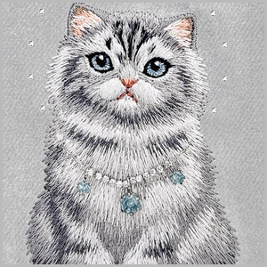 Nimmy Lucky Fashion Cat MagSafe dėklas iPhone 17 Pro pilkas