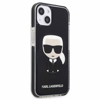 Karl Lagerfeld Iconik Karl dėklas iPhone 13 mini - juodas