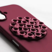 Silicone Stick case for iPhone 12 / 12 Pro 6,1" maroon