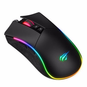 Havit MS1001S - optinė dešiniarankė žaidimų pelė, USB A tipo, juoda-pilka