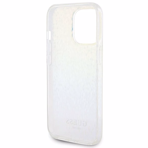 Guess IML Faceted Mirror Disco Iridescent dėklas telefonui iPhone 15 Pro Max - įvairiaspalvė