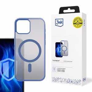 3mk Frosty MagCase синий Чехол для Apple iPhone 15 Plus - синий