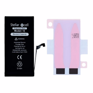 Akumuliatorius StellarXcell Diagnostic Apple iPhone 15 3349mAh (standartinė talpa + aukštos kokybės BMS kopija)