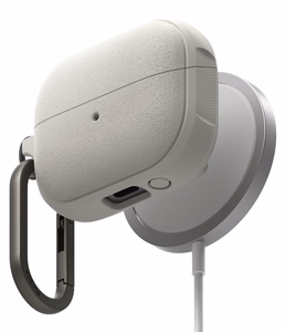 Ringke Onyx Magnetinis dėklas Samsung Galaxy Buds 3 / 3 Pro ausinėms - pilkas