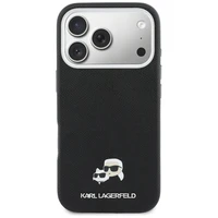 Karl Lagerfeld case for iPhone 17 Pro Max 6,9" HC MAGSAFE PU FW W/ K&C HEAD PIN BLACK