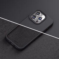 "Etteri" silikoninis "Mag" dėklas "iPhone 12" / "12 Pro" 6,1" juodas