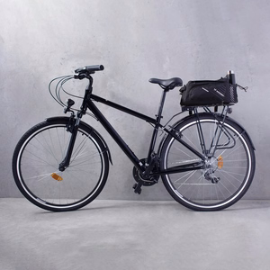Wozinsky Bike Pannier Rack Bag with Shoulder Strap 9L (Rain Cover Included) Black (WBB22BK)