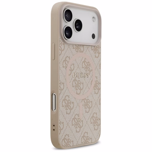 "Guess 4G Ring Classic Logo MagSafena iPhone 17 Pro Max" dėklas - rožinis