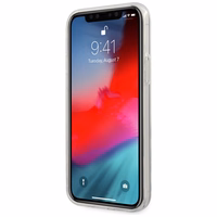 Guess Gold Chain Collection dėklas telefonui iPhone 12 Pro Max 6.7" - Juodas