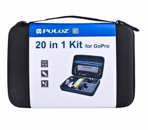 Puluz 20 priedų rinkinys sporto kameroms (su Osmo Action 5 Pro) PKT11