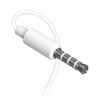 Dudao X10S wiraudonas in-ear ausinės 3.5mm mini jack 1.15m - baltas