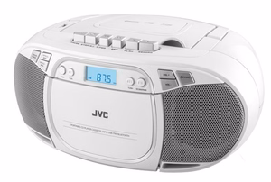 JVC RC-E451W CD grotuvas Nešiojamas kompaktinių diskų grotuvas Balta