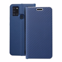 LUNA knygos dėklas Samsung A21s mėlynas