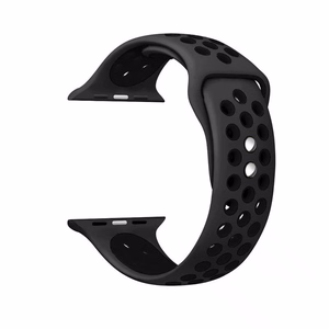 Crong Duo Sport dirželis, skirtas Apple Watch 38 / 40 / 41 / 42 mm, pilkas ir juodas