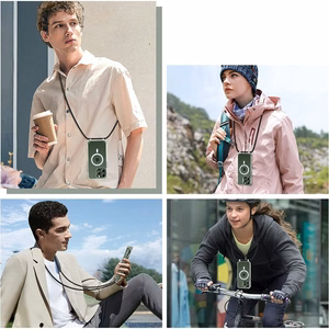 Tech-Protect FlexAir Chain magnetinis dėklas telefonui su MagSafe iPhone 15 Pro - juodas / smėlinis