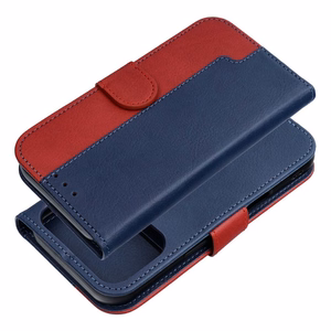Flip case for iPhone 17 PRO / 18 PRO Split Book navy and red