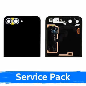 LCD ekranas suderinamas su Samsung F741 Z Flip6 (OUTER) su rėmeliu / Mėlynas / (Service Pack)