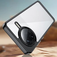 Kosminis dėklas su gelio rėmu, skirtas Xiaomi Poco F7 Ultra - juodas