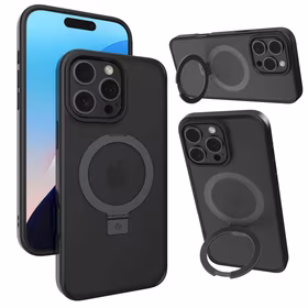 Spacecase Dėklas Ring Pro Mag iPhone 16 Pro Max juodas