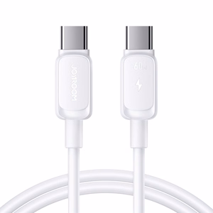 "Joyroom S-A14" USB-C kabelis - USB-C 60W 1,2 m - Baltas