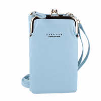 Megztas krepšys telefonui GCW01 mėlynas