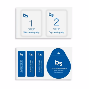 Apsauginis stiklas Blue Star - SAMSUNG Galaxy S25+/S25 Edge Visas veidas (pilnas klijavimas/dėklo draugiškas) - juodas Apsauginis stiklas Blue Star