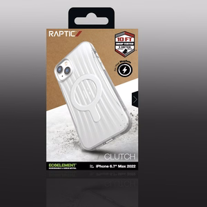 Raptic X-Doria Clutch dėklas iPhone 14 Plus su Magnetine galinė permatoma danga
