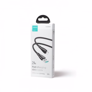Joyroom Surpass Series A11 USB-A / Lightning 2.4A kabelis 2 m - juodas