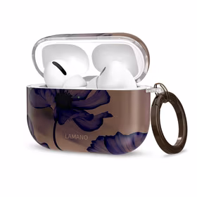 Tech-Protect Lamano deklas AirPods Pro 1 / 2 - rudas-violetinis