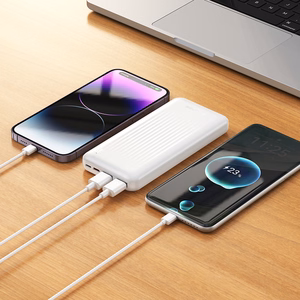 Borofone BJ78 Clever išorinė baterija 10000mAh 2xUSB balta