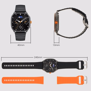 "Blavec" išmanusis laikrodis U-01 Mohito HD AMOLED Voice Call (SWU01-B) czarny + 1 pasek