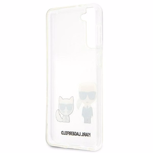 Karl Lagerfeld Karl&Choupette чехол для Samsung Galaxy S21+ - прозрачный