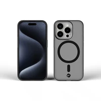 Dėklas telefonui FORCELL F-PROTECT Levels su dvigubo sluoksnio 4D technologija, karinio bandymo sertifikatu, suderinamas su MagSafe, skirtas IPHONE 16 PLUS dūminis juodas