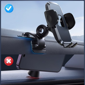 Joyroom JR-ZS259 spaustukinis automobilinis laikiklis su trimis reguliuojamomis atramomis – juodas