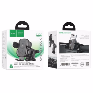 Automobilinis telefono laikiklis Hoco H65 (dashboard) juodas