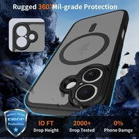 Tech-Protect BasicMag magnetinis dėklas telefonui iPhone 17 - matinė juoda