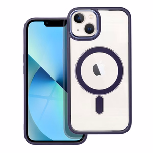 COLOR EDGE MAG COVER dėklas telefonui suderinamas su Magnetiniu IPHONE 13 violetinė