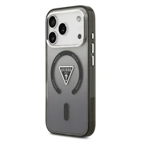 GUESS dėklas telefonui IPHONE 17 Pro Max su MagSafe suderintas (IML gradientas su trikampio logotipu) - juodas