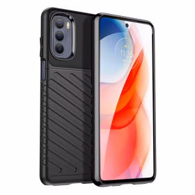 Thunder dėklas lankstus šarvuotas Motorola Moto G Stylus 2022 juodas