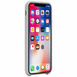 Incase Pop dėklas, skirtas iPhone X, skaidrus ir skalūno pilkas
