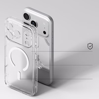 "Ringke Fusion" magnetinis "MagSafe" dėklas "iPhone 17 Pro" - matinis