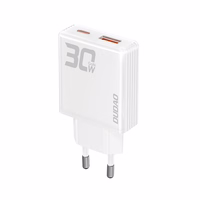 Įkroviklis Dudao (A30EU) (1xUSB-C; 1xUSB 30W) baltas