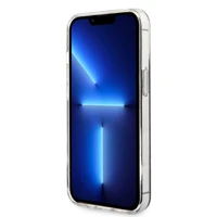 Rinkinys Guess GUBPP13XH4EACSK dėklas + įkroviklis iPhone 13 Pro Max juodas kietas dėklas su 4G raštu Magnetinis