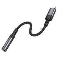 Borofone Adapter BV24 Graceful - Lightning to jack 3,5mm - grey